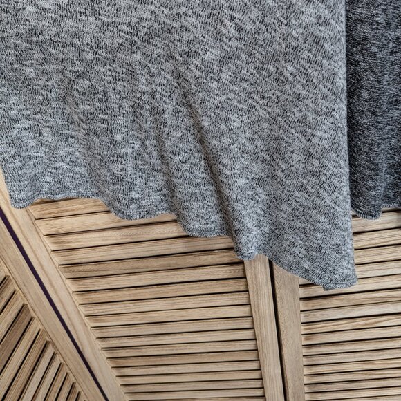 Green Envelope Open Front Knit Vest/Cardigan Black/White Size 2X - Picture 3 of 8